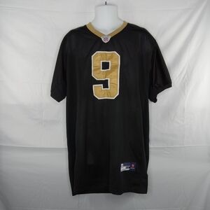 New Orleans Saints Drew Brees Stitch Reebok #9 NFL Players Jersey XXL